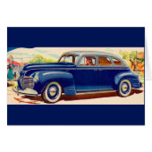 blue 1941 Plymouth (Front Horizontal)
