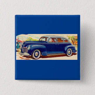 blue 1941 Plymouth Button