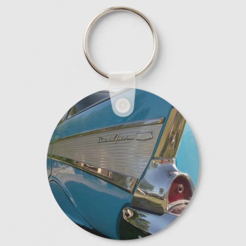 blue 1957 Chevy Keychain