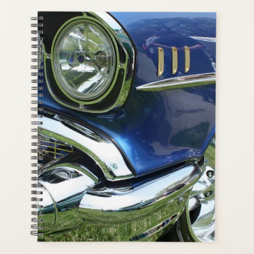 Blue 1957 Chevy Vintage Car Planner