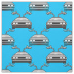 blue 1980s car fabric