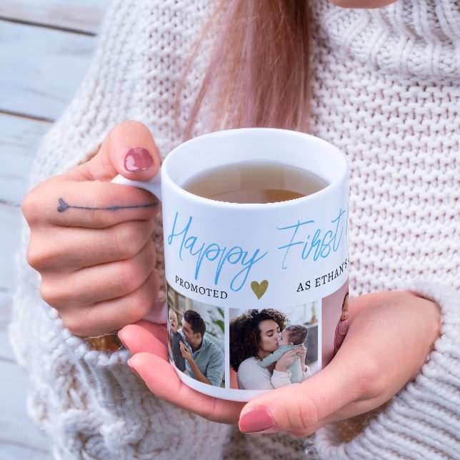 Blue 1st Mothers Day As Grandma 5 Photo   Coffee Mug (Creator Uploaded)