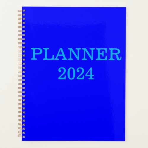 Blue 2024 Planner