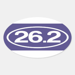 Blue 26.2 Sticker (Full Marathon Sticker)