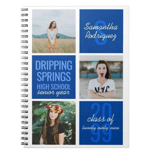 Blue 3_Photo Fun Boxes Class Year Notebook