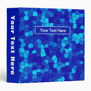 BLUE 3 RING BINDER