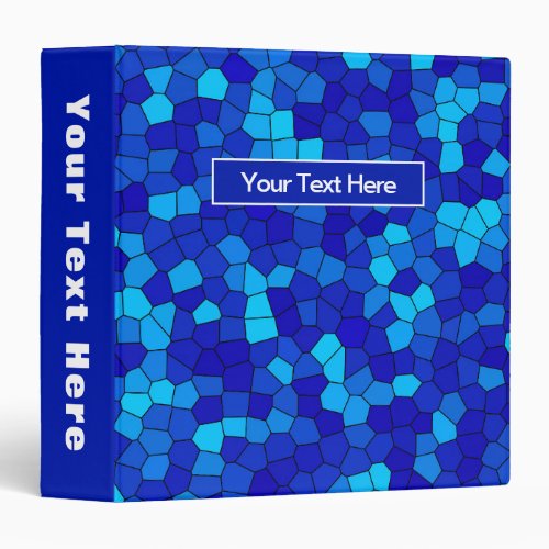 BLUE 3 RING BINDER