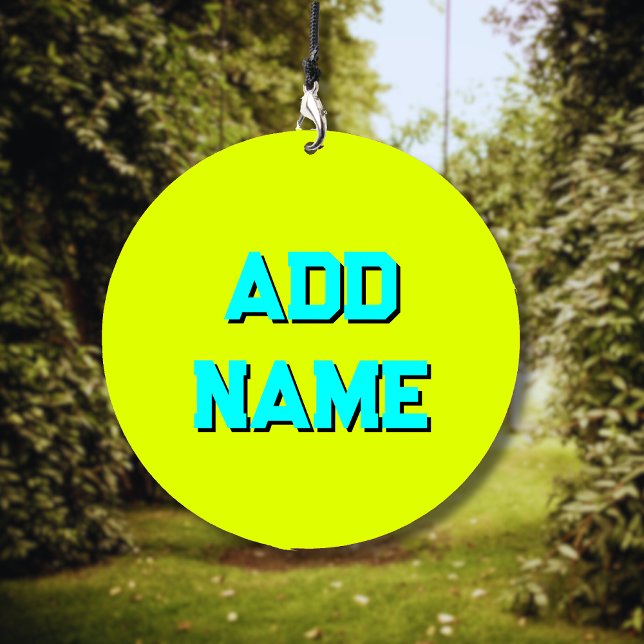 Blue 3D Black Modern Name | Cool Chartreuse Wind Chime (Creator Uploaded)