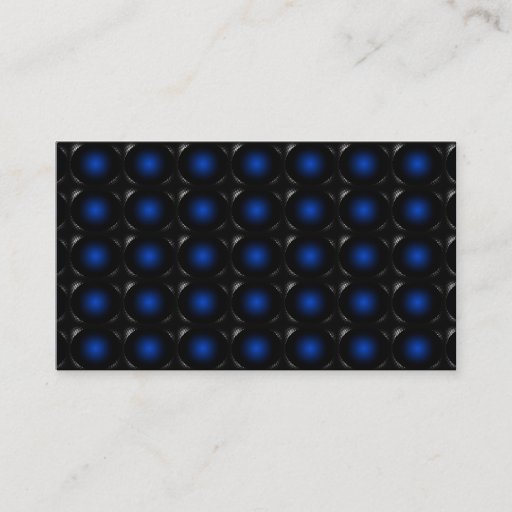 Customizable Blue 3D Illusion Unusual Business Card 3