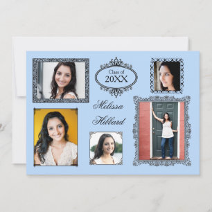 Blue 5 Frames/Photos - Grad Announcement