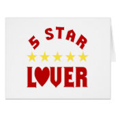 Blue 5 Star Lover (Front Horizontal)