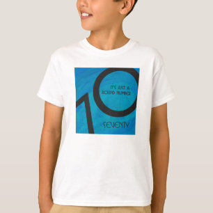 Blue 70 Decade Birthday T-Shirt