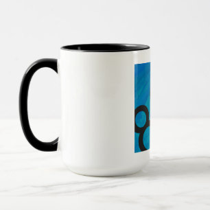 Blue 80 Decade Birthday Mug