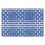 [ Thumbnail: Blue 8-Bit Pixelated Graphics Style Bricks Pattern Tissue Paper ]