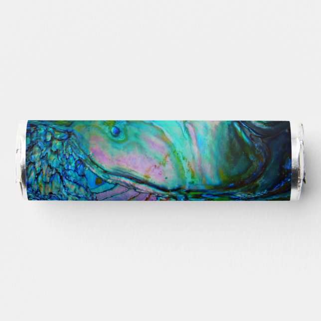 Blue Abalone Motif Breath Savers® Mints (Front)