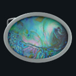 Blue Abalone Shell Belt Buckle<br><div class="desc">Exceptional photo of museum quality blue abalone shell.</div>