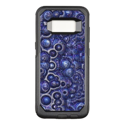 Blue Abstract 3D Pattern OtterBox Commuter Samsung Galaxy S8 Case