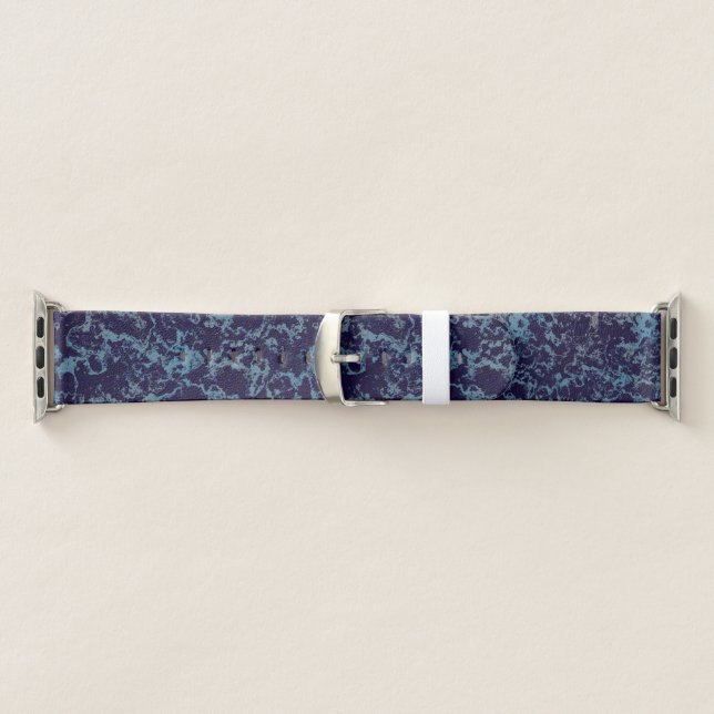 Blue Abstract Apple Watch Band (Band)