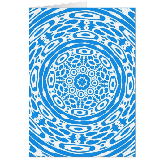 Blue Abstract Art Cards (Front)