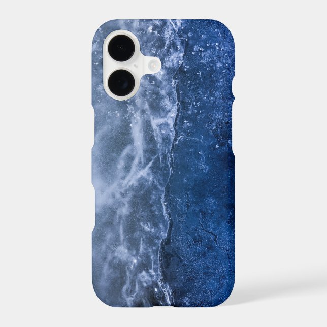 Blue Abstract Art Case-Mate iPhone Case (Back)