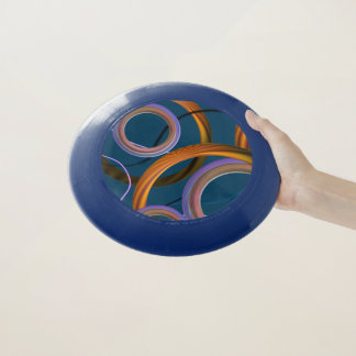 Blue Abstract Art Frisbee