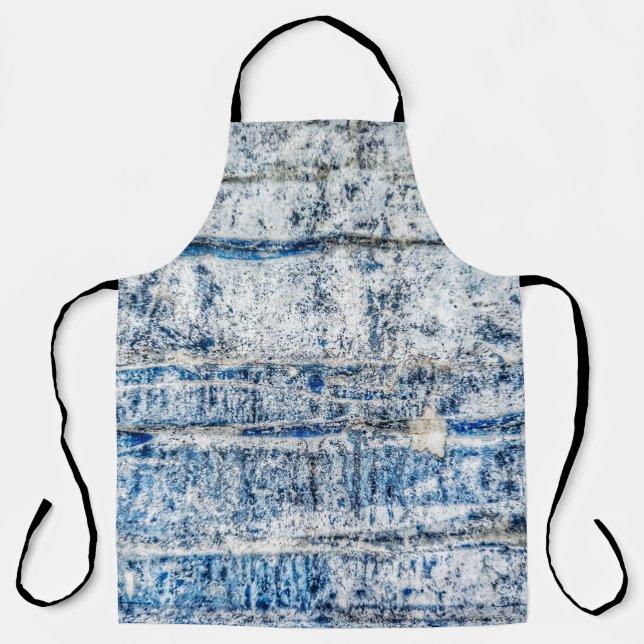 Blue abstract background design abstract, aged, an apron (Front)
