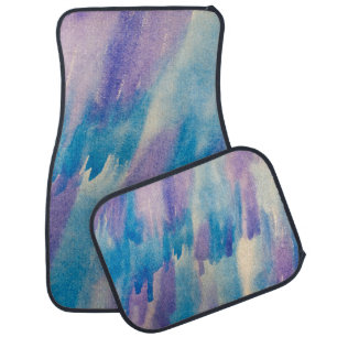 Blue abstract backgroundabstract, aqua, art, artis car floor mat