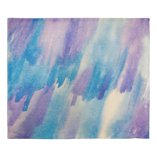 Blue abstract backgroundabstract, aqua, art, artis duvet cover (Front)