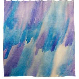 Blue abstract backgroundabstract, aqua, art, artis shower curtain