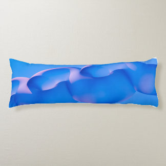 Blue Abstract Bubble Pattern Modern Decorative Pil Body Pillow