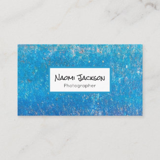 Blue Abstract Business Card