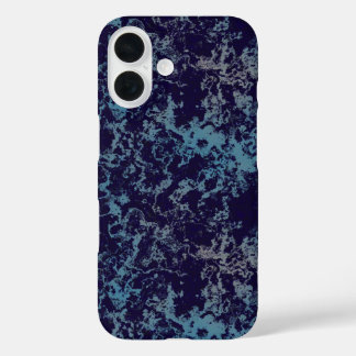 Blue Abstract iPhone 16 Case