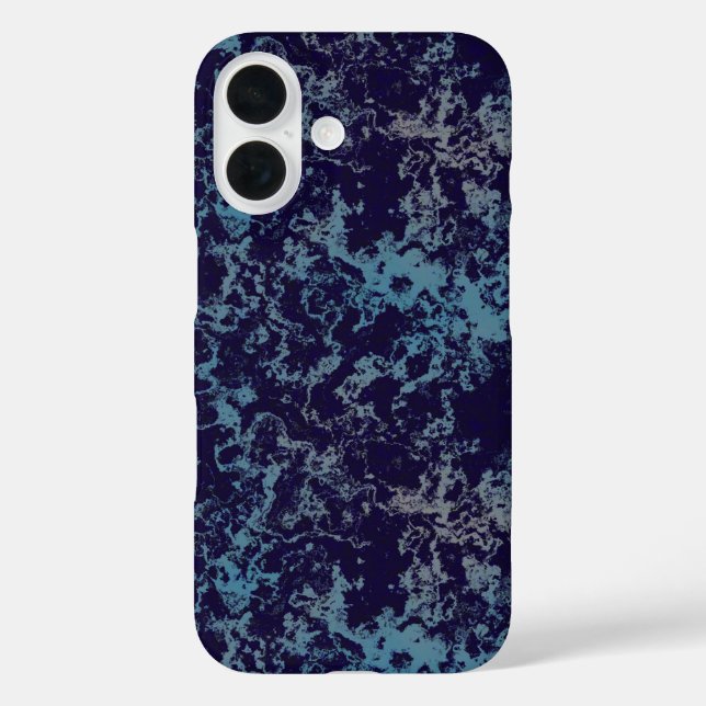 Blue Abstract Case-Mate iPhone Case (Back)