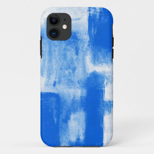 Blue Abstract iPhone 11 Case