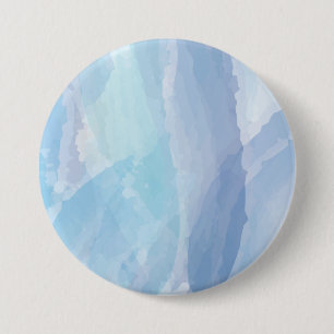 Blue, abstract, cool water color brush stroke art button