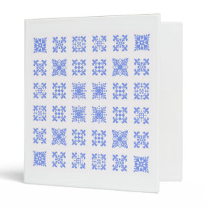 Blue Abstract design binder