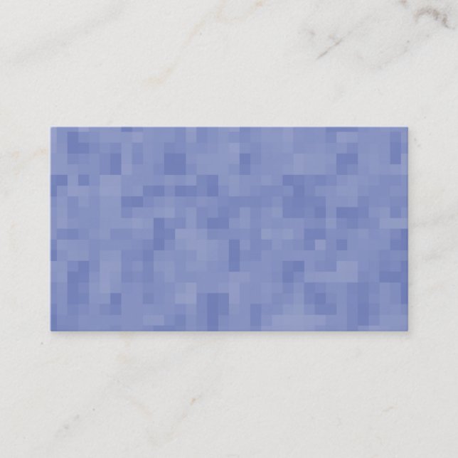 Blue Abstract Design. Business Card (Front)