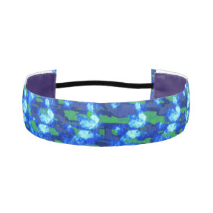 Blue Abstract Design Headband