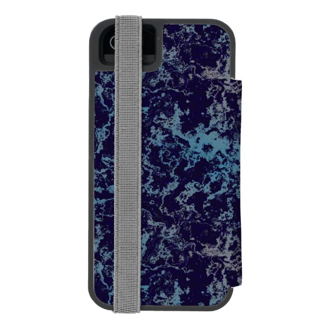 Blue Abstract Incipio iPhone Wallet Case (Folio Back)