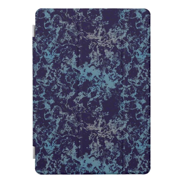 Blue Abstract iPad Pro Cover (Front)