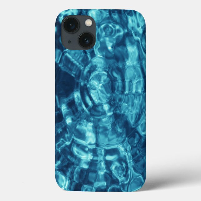 Blue Abstract iPhone 6 Battery Case (Back)