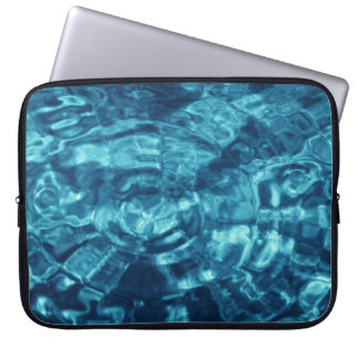 Blue Abstract Laptop Sleeve
