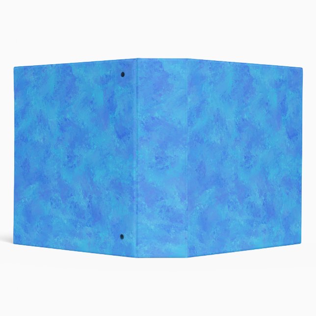 Blue Abstract Pattern  3 Ring Binder (Background)