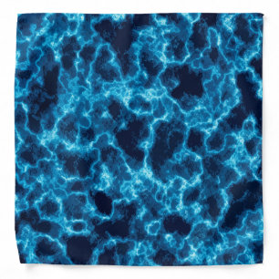 Blue Abstract Pattern Bandana