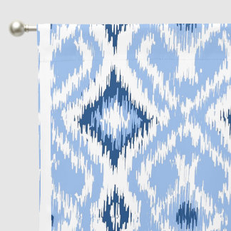 Blue abstract Pattern Blackout Curtains
