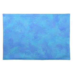 Blue Abstract Pattern Cloth Placemat