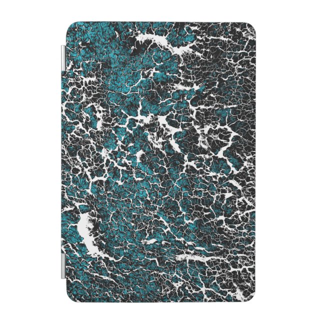Blue Abstract Pattern iPad Mini Cover (Front)