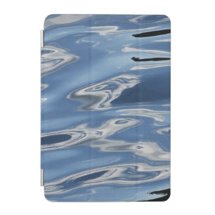 Blue abstract pattern iPad mini cover
