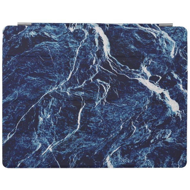 Blue Abstract Pattern iPad Smart Cover (Horizontal)