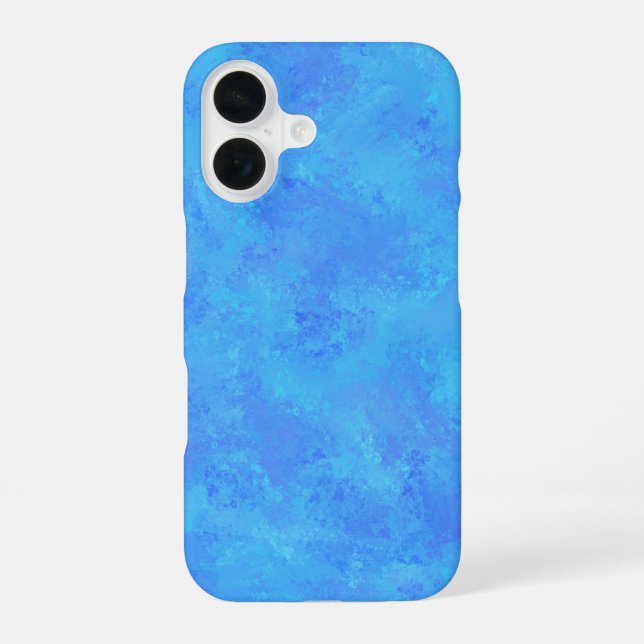 Blue Abstract Pattern  Iphone Case (Back)